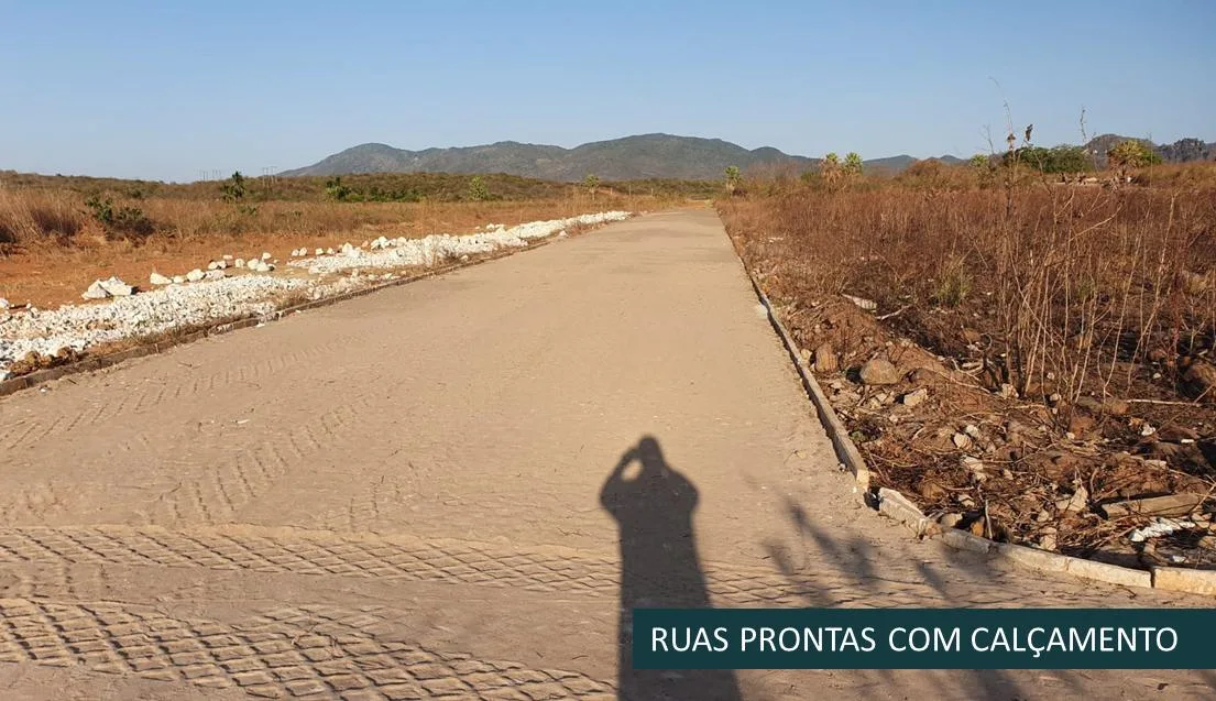 Foto das obras do Loteamento Nova Redenção