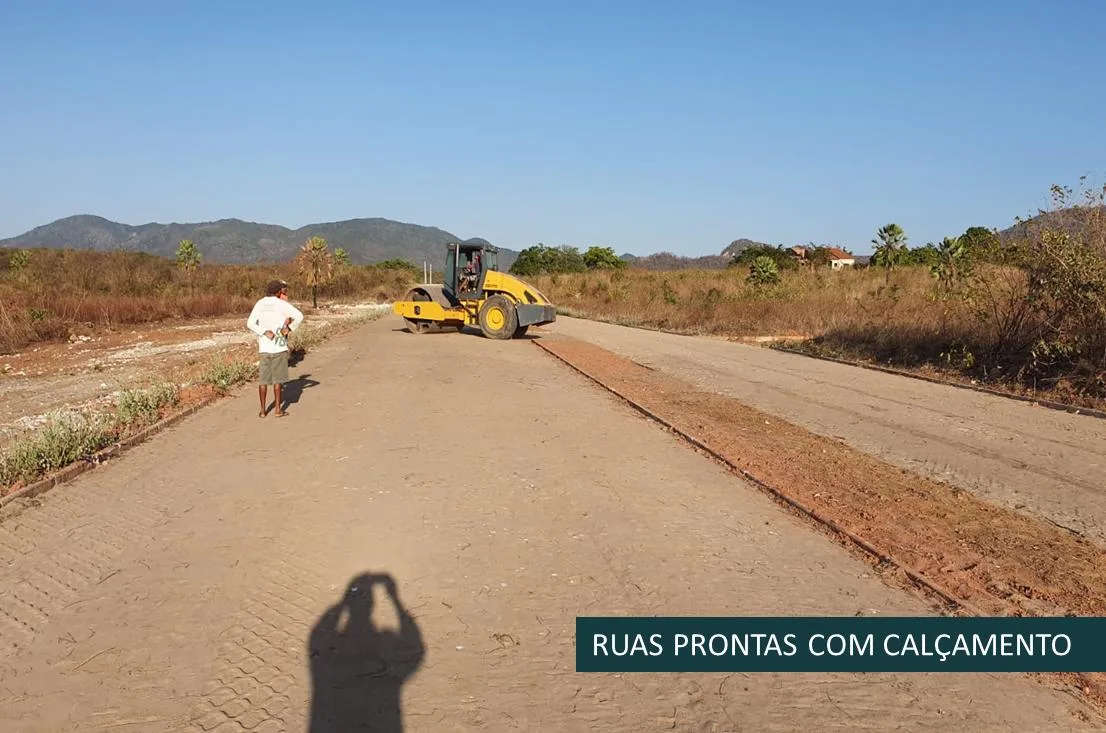 Foto das obras do Loteamento Nova Redenção