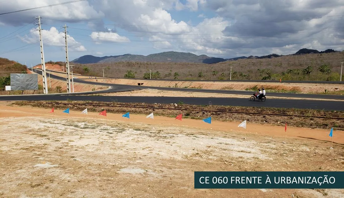 Foto das obras do Loteamento Nova Redenção